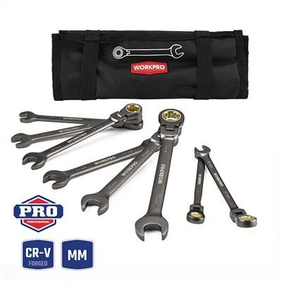 Bộ cờ lê Ratchet đầu linh hoạt