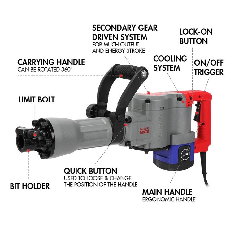1500W DEMOLITION HAMMER