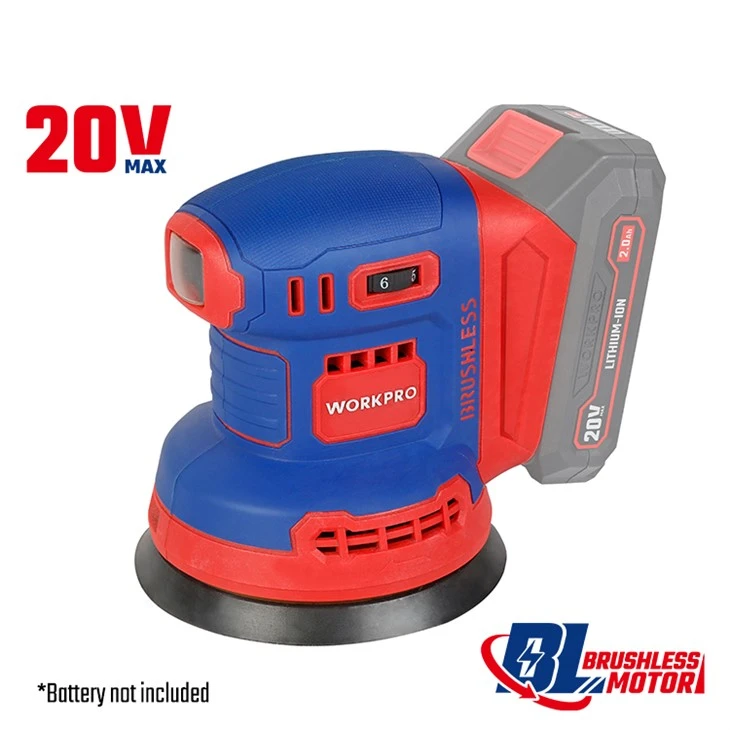 Máy chà nhám quỹ đạo không chổi than 20V