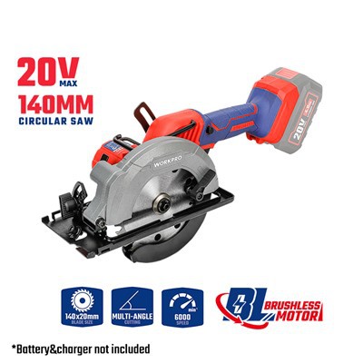 MÁY CƯA TRÒN KHÔNG CHỔI CHỔI 20V 140mm