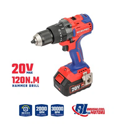 MÁY KHOAN TÁC ĐỘNG KHÔNG CHỔI CHỔI 20V