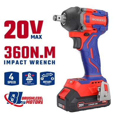 Cờ lê tác động không chổi than