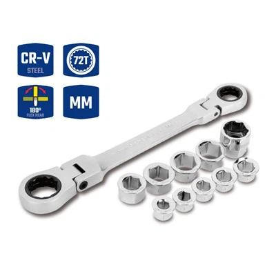 WORKPRO 11 CÁI NHẪN ĐÔI VÀ BỘ CÔNG CỤ CỜ LÊ RATCHET ĐÔI LINH HOẠT